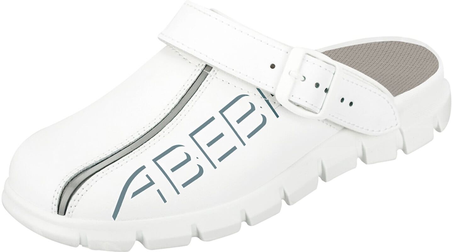 ABEBA Clog 7310, OB FO EA SRC, weiß, Gr. 42 (7310/42)