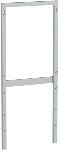 Geberit Distanzrahmen 131011001 Wasseranschluss hinten mittig, Aluminium poliert