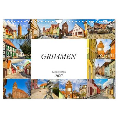 Grimmen Impressionen (Wandkalender 2027 DIN A4 quer), CALVENDO Monatskalender