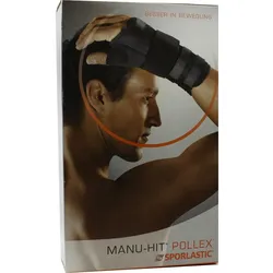 Sporlastc Manu-Hit Pollex Links Schwarz Small 1 ST