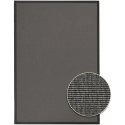 In- und Outdoorteppich NATURINO S2 Rips - Anthrazit - 200x290cm