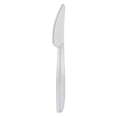 VEPATIM 500x Messer Mehrweg spülmaschinengeeignet PS 18cm transparent