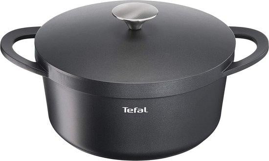 Tefal Saute Pan Gusseisenpan, Non-stick, Zwart, Diameter: 24 cm
