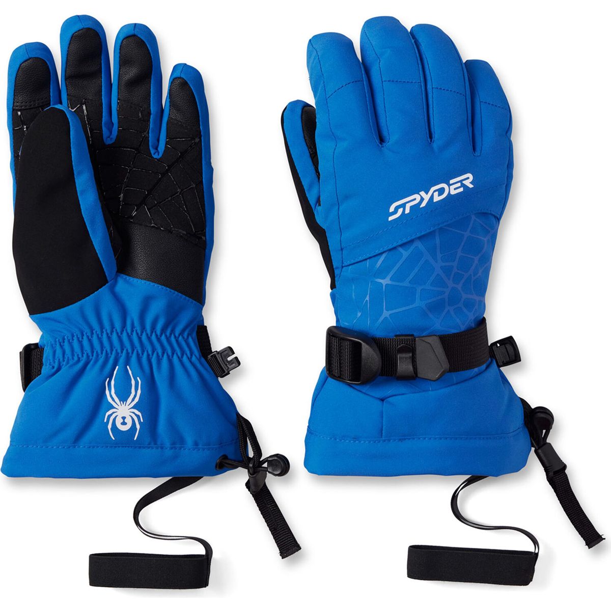 Spyder Youth Overweb Ski Gloves bold blue (BDL) S 38F143600-BDL-S
