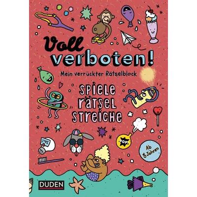 Voll verboten! Mein verrückter Rätselblock 2 – Ab 8 Jahren, Taschenbuch von Dudenredaktion,Angelika Sust, Duden ein Imprint von Cornelsen Verlag GmbH,
