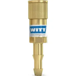 WITT Schlauchkupplung SK 100-1,SK 100-2 Brenngas 9mm Körper - 150005