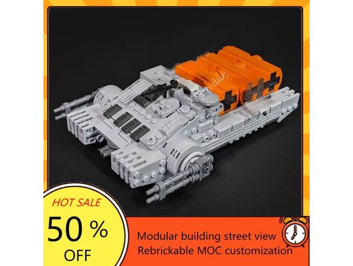 722 pièces MOC WW2 militaire série militaire Combat assaut Hovertank destructeur modèle de voiture blindée Puzzles personnalisés éducatif bricolage cadeau