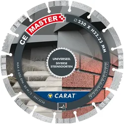 Carat, Sägeblatt, CEM1253000 Diamanttrennscheibe Universal CE-Master 125 x 22,23