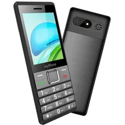 Myphone Handy 7340 (Silber) Dual-SIM 2,8" IPS 128 MB/48 MB/4G (2.80", 2 Mpx), Tastenhandy, Silber