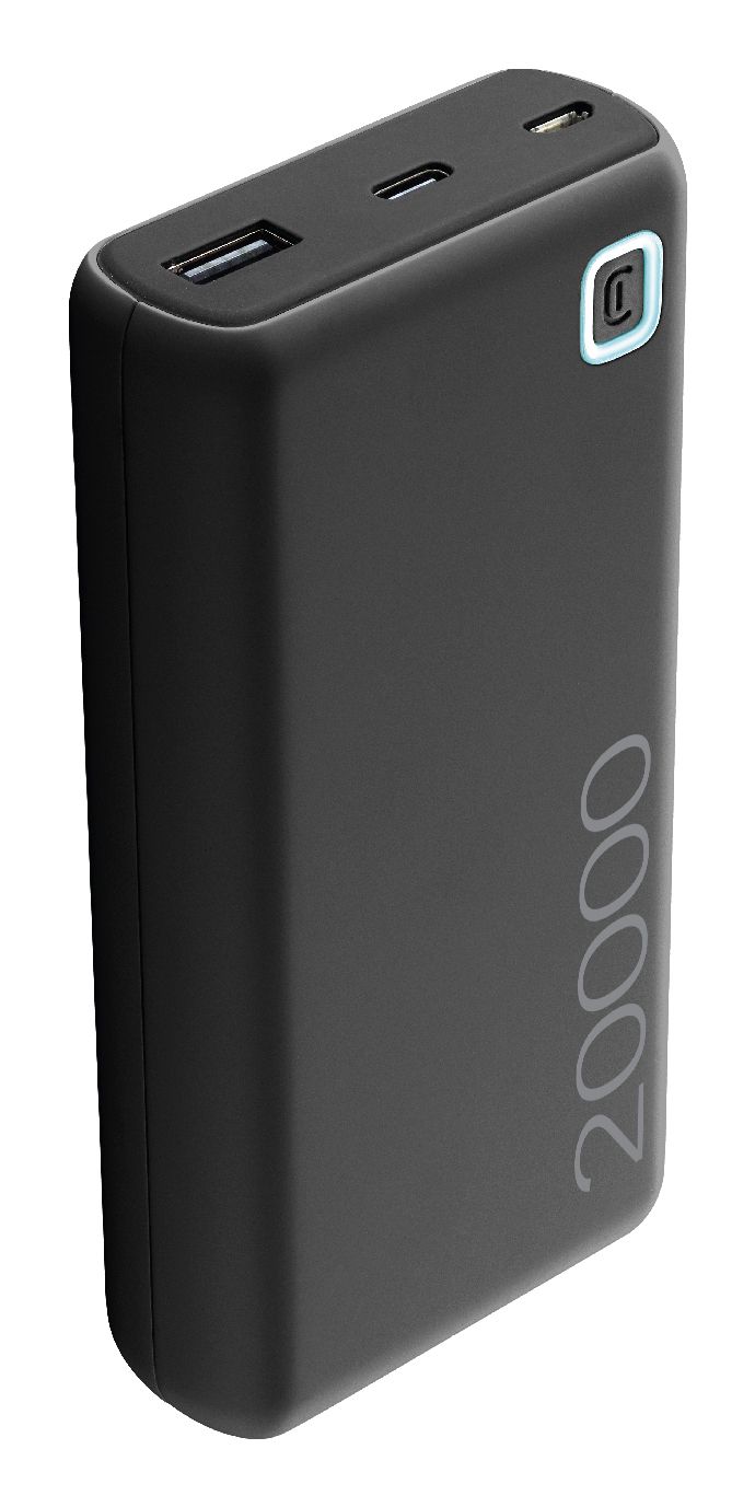 Cellular Line 20000 mAh Powerbank Micro-USB Essence (Schwarz) PBESSENCE20000K