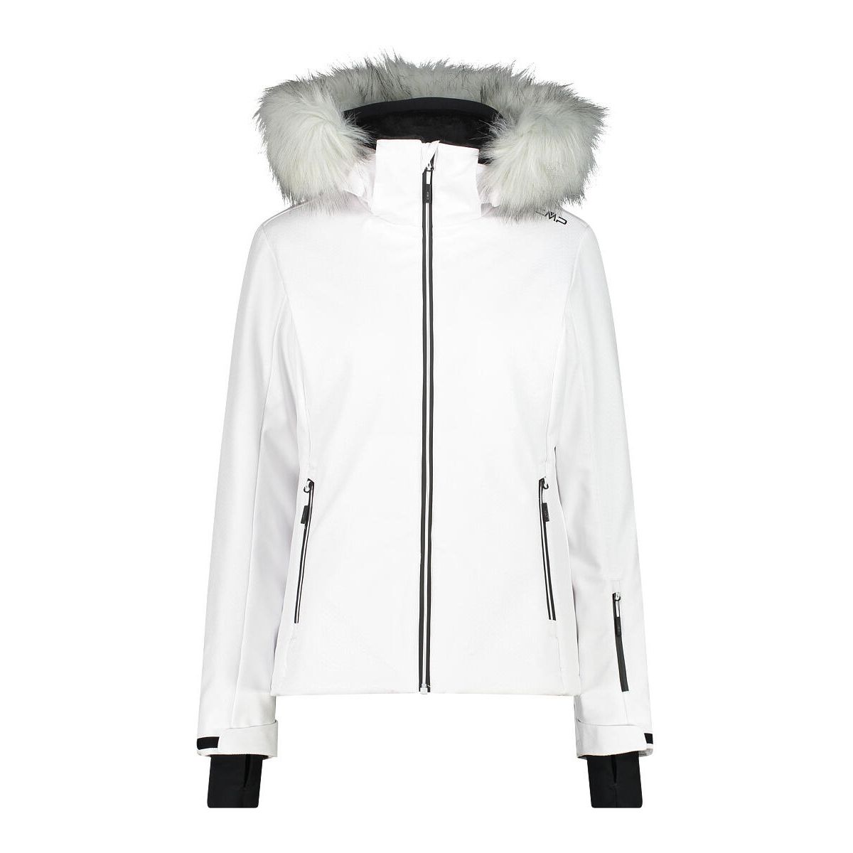CMP Woman Jacket Zip Hood bianco (A001) 36 33W0646F-A001-36