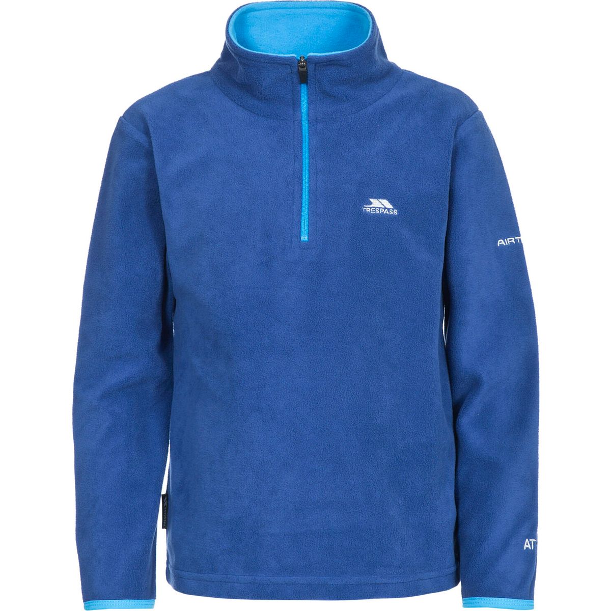 Trespass Etto - Male Microfleece AT100 blue (BLU) 3/4 MCFLMFM10001_BLU_3/4