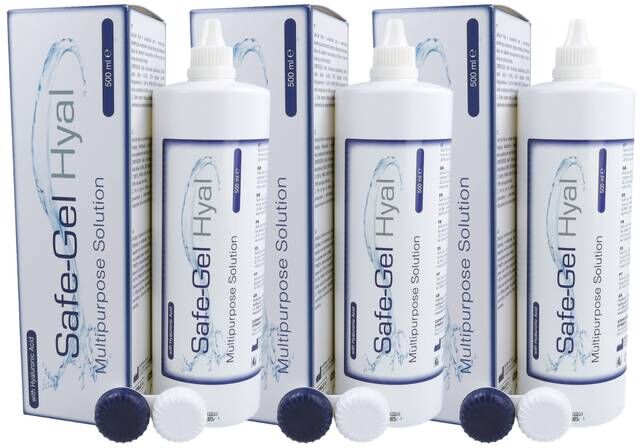 Safilens Soluzione Safe-Gel Hyal 3x 500 ml