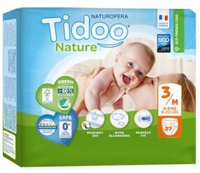 Tidoo Nature Fraldas Biológicas Tamanho 3 27 Unds