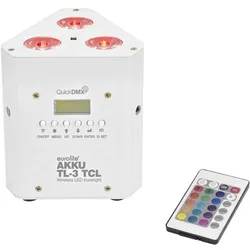 Eurolite AKKU TL-3 TCL Trusslight QuickDMX ws (3 W, LED), Scheinwerfer, Weiss
