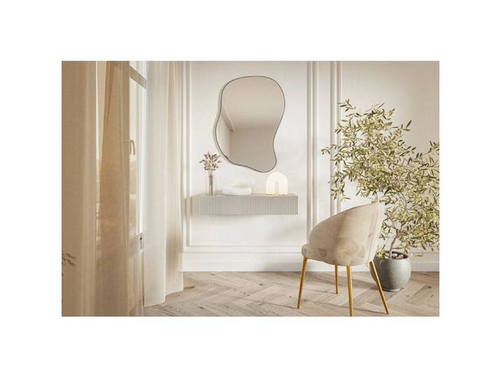 Table console - VELDIO - 90 cm - suspendu - grėge