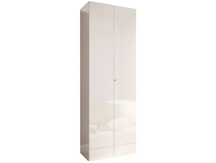 Schuhschrank SMILE 28 Paar Schuhe 2 Türen weiss glänzend