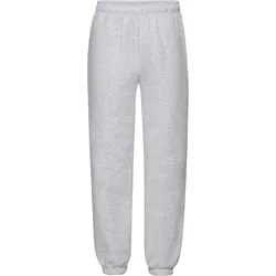 Fruit of the Loom KIDS PREMIUM ELASTICATED CUFF JOG PANTS - Unisex Kinder Jogginghose, graumeliert, 140