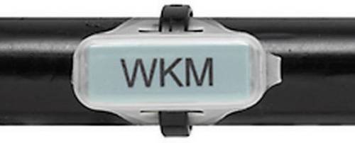 Weidmüller 1631910000-1 WKM 8/30 Leitermarkierer Beschriftungsfläche: 8 x 30mm Transparent