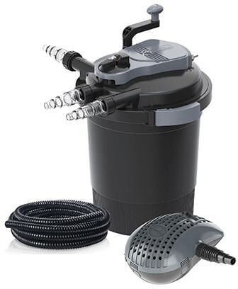 Heissner Druckfilter-Set FPU 10000 mit UVC-Klärer für Teiche bis 10.000 l