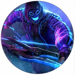 Essbares Papier „Fortnite Neon-Skelett“, 19,5 cm