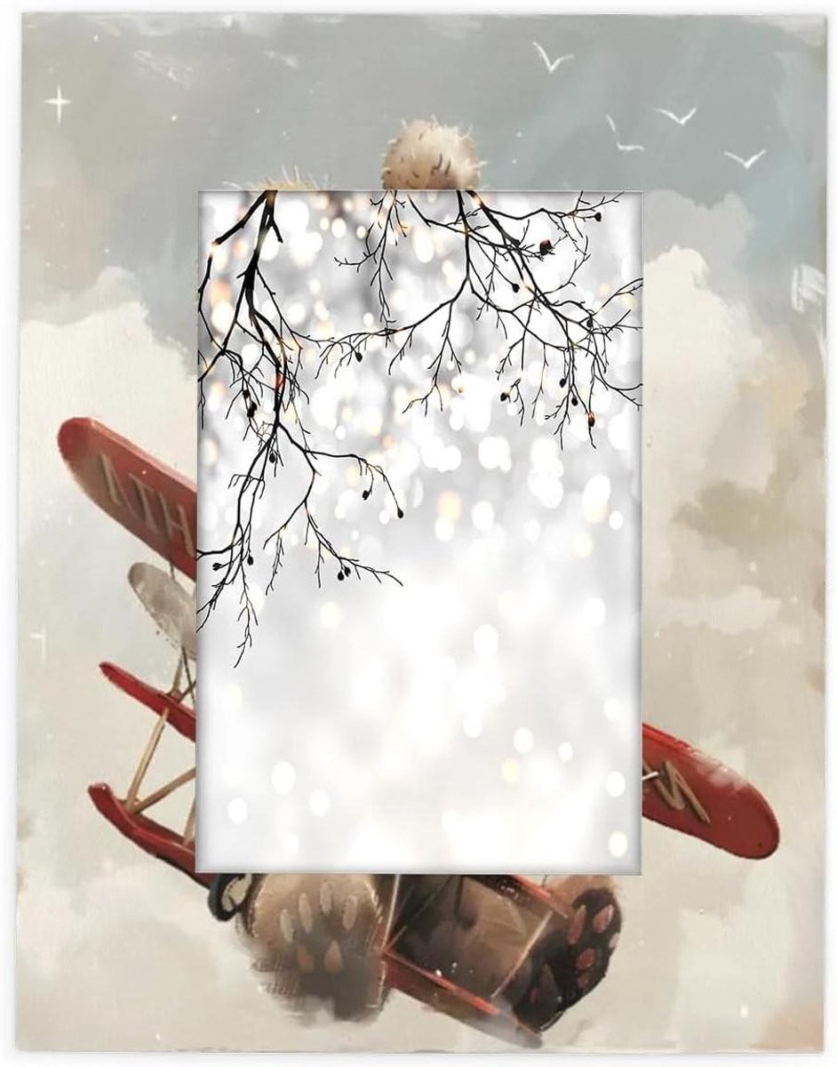 Houten Fotolijst Decoratieve Lijst Meerkleurig 11x14 Inch