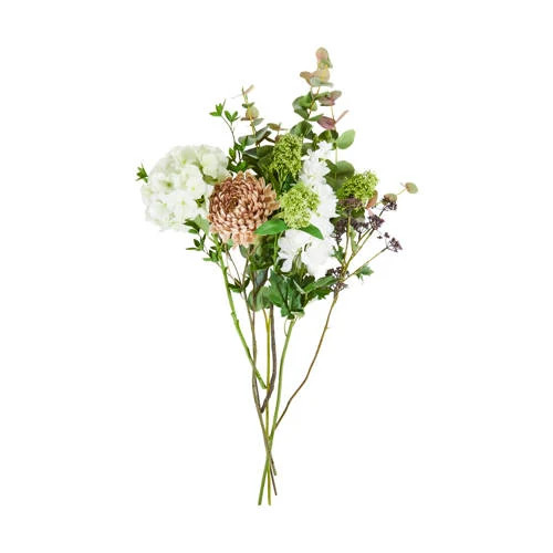 House Doctor Kunstboeket Wild Cream met mixed bloemen