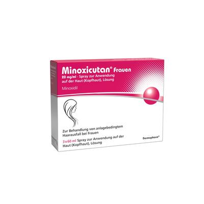 Minoxicutan Frauen 20 mg/ml Spray 3x60 ml Lösung