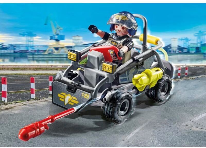 Playmobil Fuerzas Especiales Quad Multiterreno Talla Única Unisex