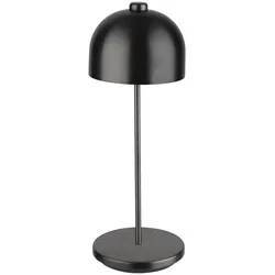 APS 17053 "JOSEF" Kabellose USB-C Tischleuchte, IP 54, inkl. Dockingstation und Fernbedienung, gunmetal