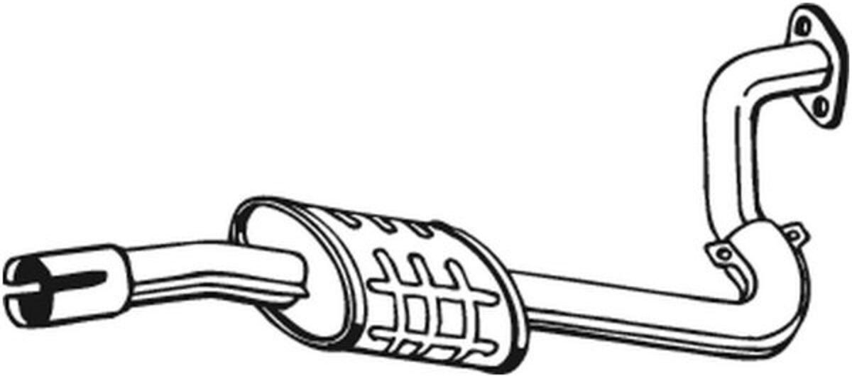 Bosal Silenziatore centrale 281-277