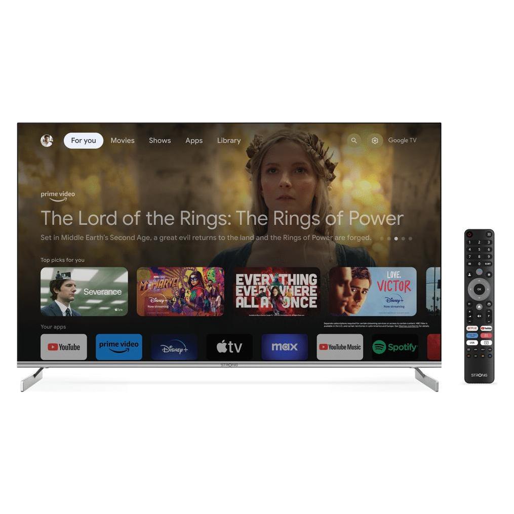 Strong 50 Zoll QLED Google TV sw (50", QLED, 4K) (SRT50UF8733)