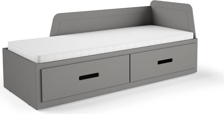 Klappbares Kinderbett 80x200 FRANKLYN - Anthrazit