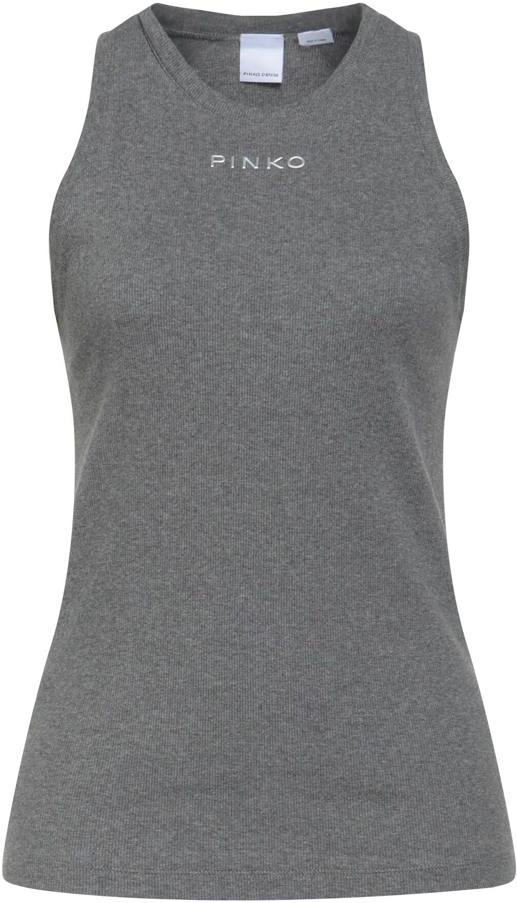 Pinko Camiseta de tirantes Mujer Gris L Mujer