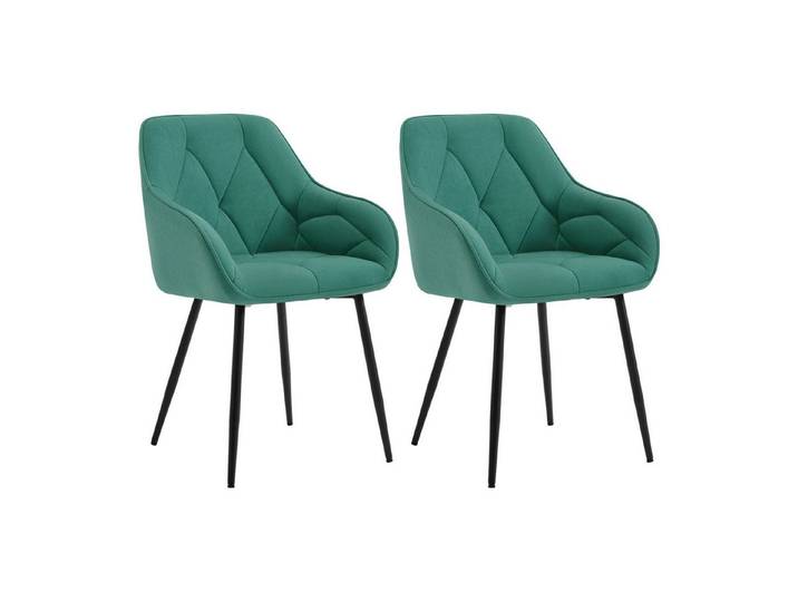 Woltu Polsterstuhl (Set, 2 St), Esszimmerstühle Ergonomisches Design Stuhl
