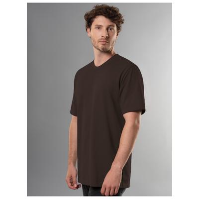 T-Shirt TRIGEMA "TRIGEMA T-Shirt in Piqué-Qualität", Herren, Gr. 4XL, braun (mocca), Piqué, 100% Baumwolle, Basic, Rundhals, Shirts T-Shirt