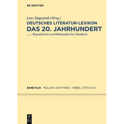 Müller, Gottfried – Nebel, Otto Wilhelm Ernst, Gebundene Ausgabe von [unknown], De Gruyter, 978-3-11-131489-1