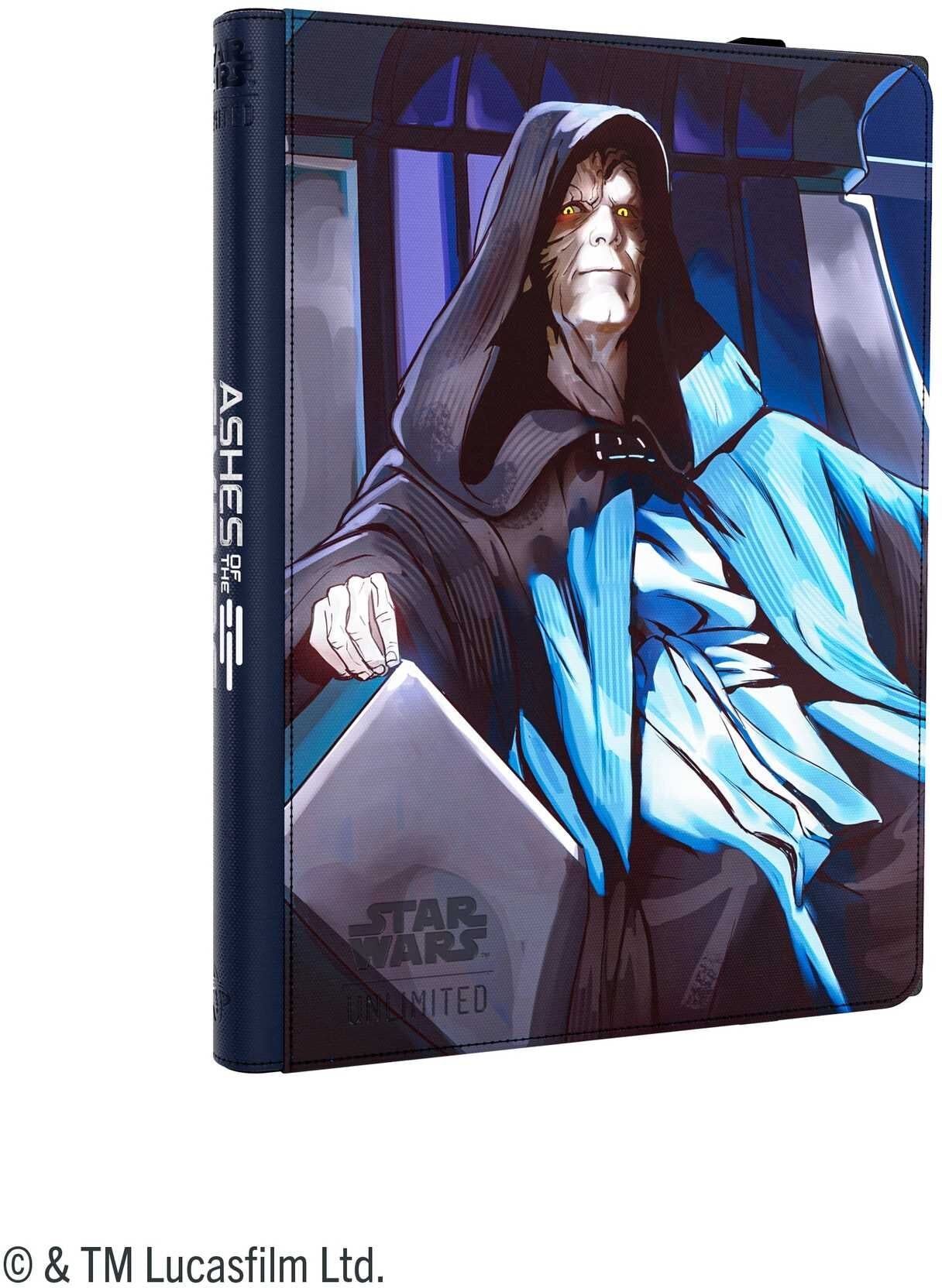 Gamegenic Star Wars: Unlimited Zip-Up Album 18-Pocket – Jedi Luke Skywalker ; Emperor Palpatine for Card Collectors, Ages 6+, Officially Licensed