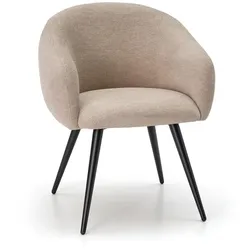 Sessel Herby beige 64x78.5x63 cm