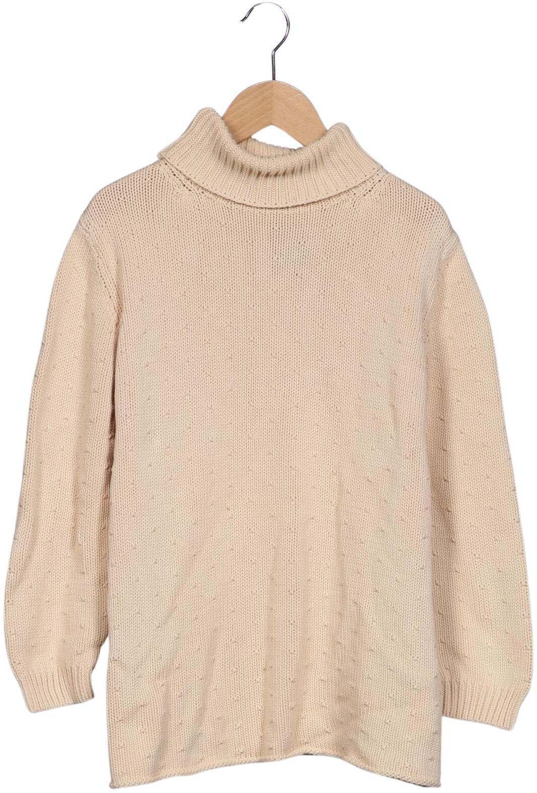 Public Damen Pullover, Beige, Gr. EU 44, Baumwolle - Second Hand