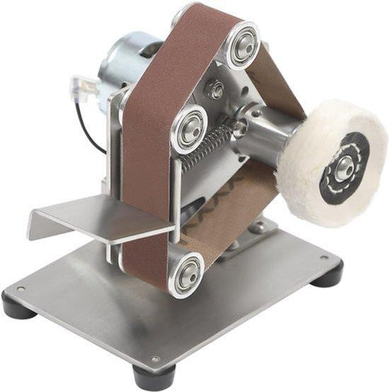 Selius Mini Bandschuurmachine - 150 W - 7 Snelheden - Compacte Slijpmachine voor Sieraden en Precisiewerk