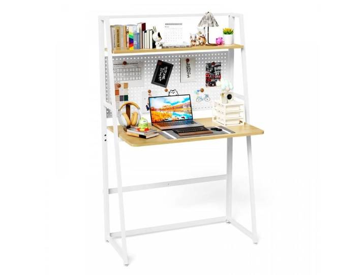 Bureau d'ordinateur pliant à deux niveaux - ne prend pas beaucoup de place - 80X48x136.5cm-Mobilier informatique-XJING