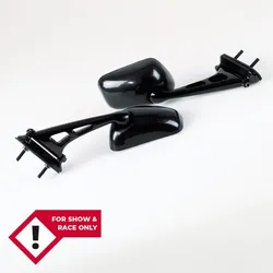 HIGHSIDER smart Verkleidungsspiegel Race Schwarz (Paar)