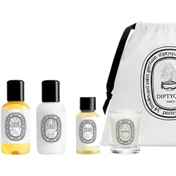 diptyque Belebendes Ritual für den Morgen - Probierset (Duschgel 60ml + Körperlotion 60ml + Oil 30ml + Kerze 35g)