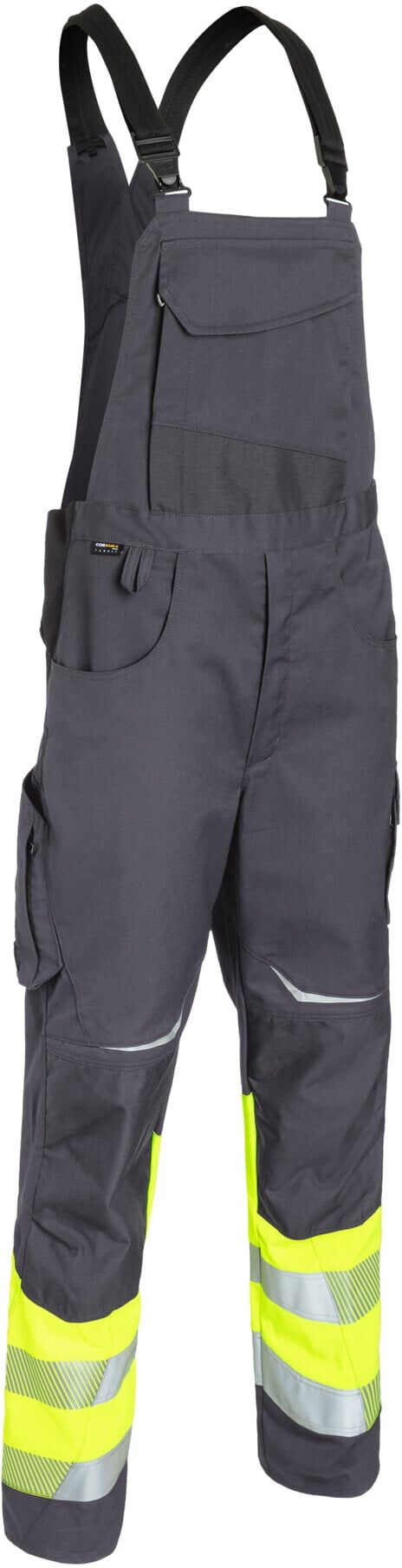 Kübler Latzhose REFLECTIQ 106 warngelb/anthrazit Klasse 1 ; Kübler Workwear (3208 8340-3497-106)