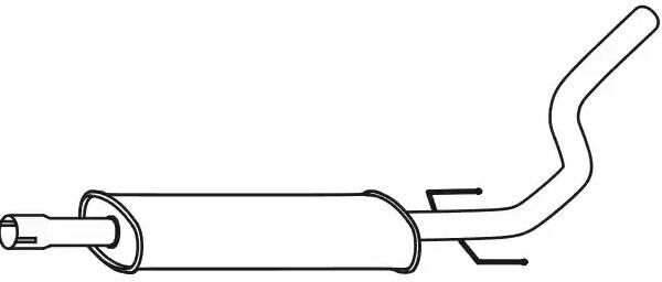 VEGAZ RS-477 Mittelschalldämpfer