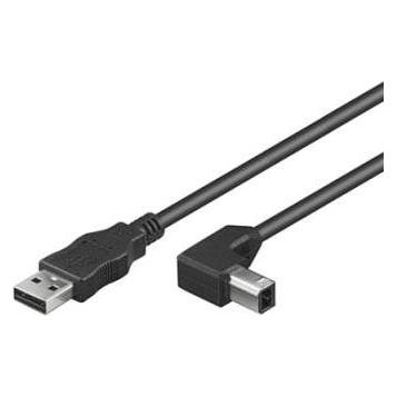 PremiumCord Kabel USB USB-A - USB-B 1 m Czarny (ku2ab1-90) (1 m, USB 2.0) (ku2ab1-90)