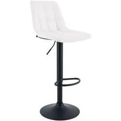 CLP Barhocker Mapun Kunstleder   Farbe: weiß, Material: Kunstleder