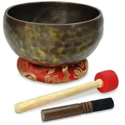 keepdrum Tibetische Bronze-Klangschale 16 cm (Klangschale, Perkussion), Perkussion, Bronze