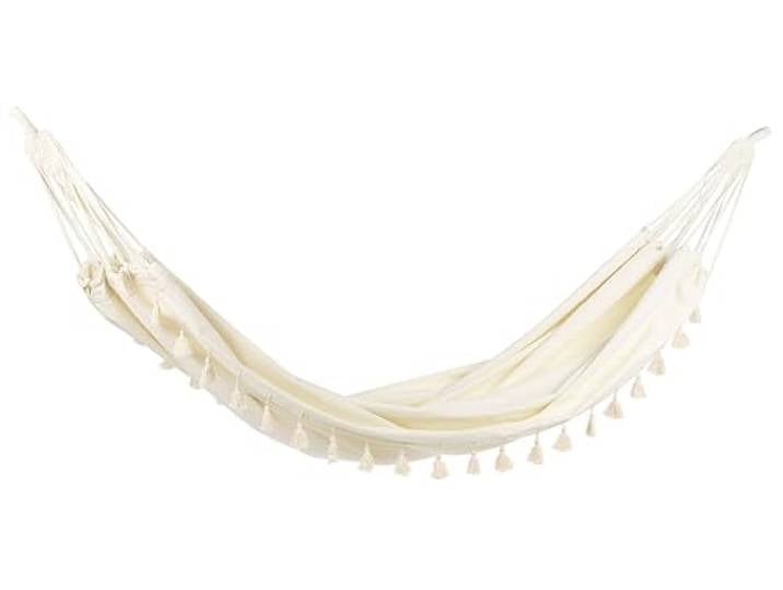 Brasilianische Outdoor Hängematte Baumwolle Beige Boho Vercelli
